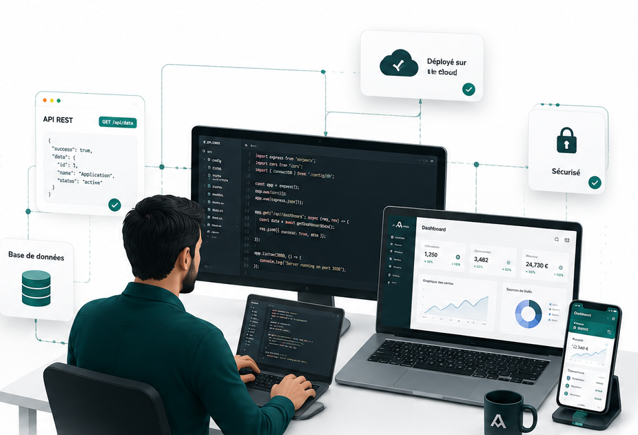 développement application web sur mesure par Amarika