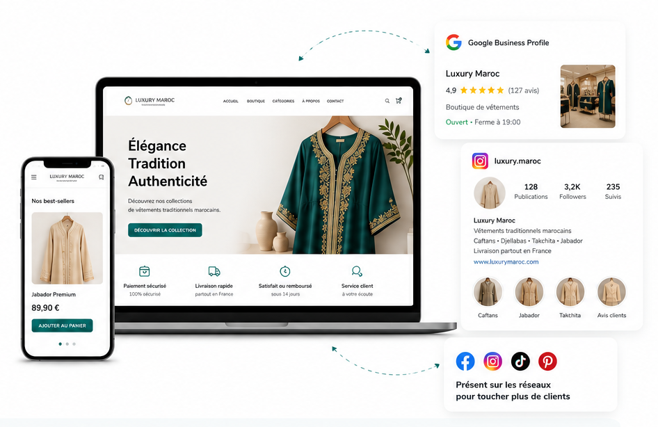 réation boutique e-commerce par amarika